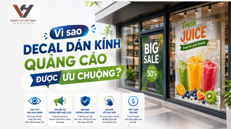 Decal Dán Kính Quảng Cáo: Giải PhápThu Hút Mọi Ánh Nhìn